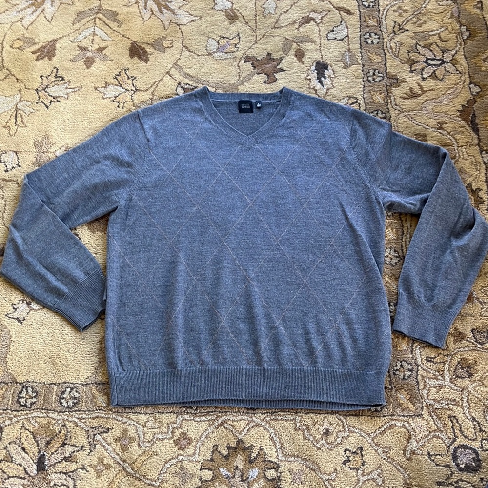 Men’s Saks Fifth Avenue 100% Wool Sweater L